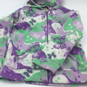CHILDREN PLACE HOODIE ZIP UP SWEATER SIZE 7/8 MED